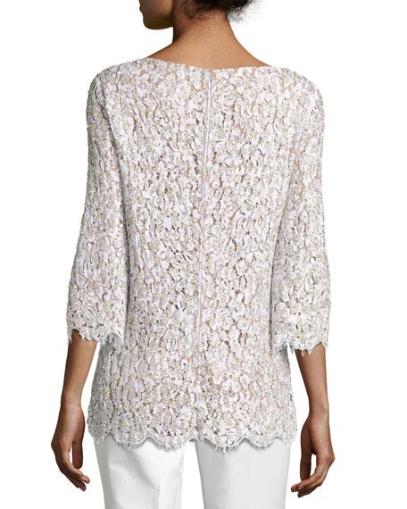 Michael Kors Collection Lace Tunic Dress 